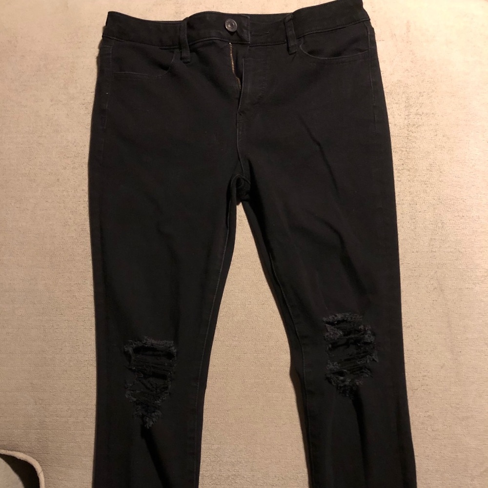 American eagle dream jeans size 10 long black